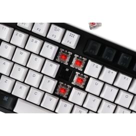 Игровая клавиатура Keychron C1 TKL, RGB - Gateron Blue, Black/White фото