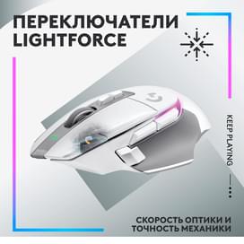 Игровая мышь беспроводная Logitech G502 X PLUS, White (910-006171) фото
