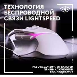 Игровая мышь беспроводная Logitech G502 X PLUS, White (910-006171) фото