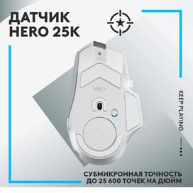 Игровая мышь беспроводная Logitech G502 X, White (910-006189) фото