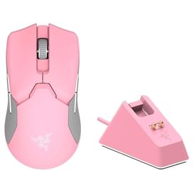 Игровая мышь беспроводная Razer Viper Ultimate RGB with Charging dock, Rose (RZ01-03050300-R3M1) фото