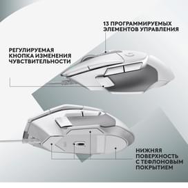 Игровая мышь Logitech G502 X, White фото