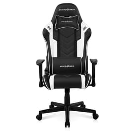 DXRacer Prince Series Компьютерлік ойын креслосы, Black/White (OH/D6000/NW) фото