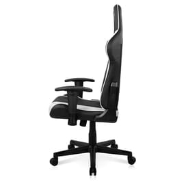 DXRacer Prince Series Компьютерлік ойын креслосы, Black/White (OH/D6000/NW) фото