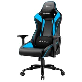 Игровое компьютерное кресло Sharkoon Elbrus 3, Black/Blue фото
