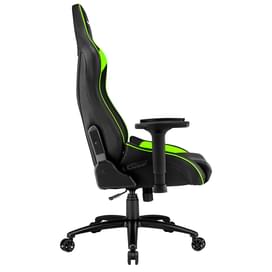 Игровое компьютерное кресло Sharkoon Elbrus 3, Black/Green фото