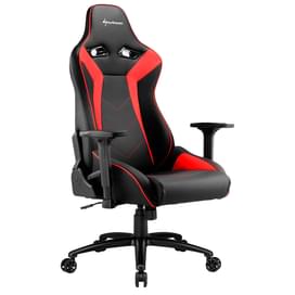 Игровое компьютерное кресло Sharkoon Elbrus 3, Black/Red фото