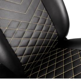 Игровое компьютерное кресло Noblechairs Icon, Black/Gold (NBL-ICN-PU-GOL) фото