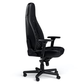Игровое компьютерное кресло Noblechairs Icon, Black/Platinum white (NBL-ICN-PU-BPW) фото