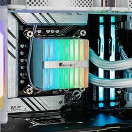 Игровой компьютер TechnoGaming (Ci7-13700F/RTX 4070TIS 16GB/D5 32GB/SSD 2TB/B760 WIFI/СЖО/D300 WH) фото
