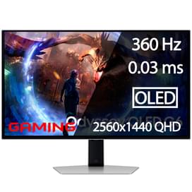 Игровой Монитор 27" Samsung Odyssey G6 LS27DG600SIXCI 2560x1440 16:9 OLED 360 ГЦ (HDMI+DP) Silver фото