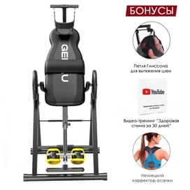 Инверсионный стол Genau FITSPINE EA-350 Black фото