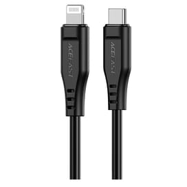 Кабель ACEFAST, USB-C to Lightning, TPE, black (C3-01bk - ACEFAST) фото