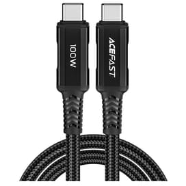 Кабель ACEFAST, USB-C to USB-C 100W aluminum alloy charging data cable, black (C4-03 - ACEFAST) фото
