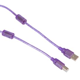 Кабель для принтера, HP, USB 2.0 A-B, 5м Фиолетовый фото
