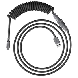 Кабель для клавиатуры HyperX USB-C Coiled Cable, Grey (6J678AA) фото