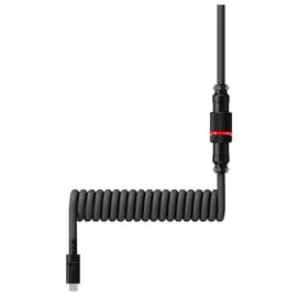 Кабель для клавиатуры HyperX USB-C Coiled Cable, Grey/Black (6J679AA) фото