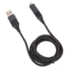 Кабель Type-C + Lightning - Type-C + USB, 3A, NEO, 1м, Черный (Type-C/A - 8pin/C, 1m) фото