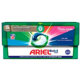 Капсулы для стирки ARIEL Авт Color 28X19.5г (P&G 80758544) фото