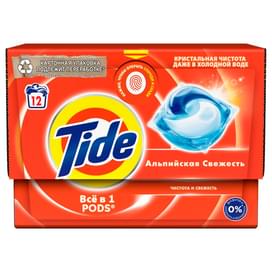 Капсулы для стирки TIDE Альпийская свежесть 12х16.8г (P&G 80753840) фото