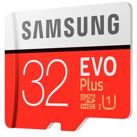 Карта памяти MicroSD 32GB Samsung Evo+, UHS-I 95MB/s, Class 10 + SD Adapter (MB-MC32GA/RU) фото