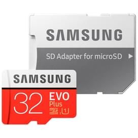 Карта памяти MicroSD 32GB Samsung Evo+, UHS-I 95MB/s, Class 10 + SD Adapter (MB-MC32GA/RU) фото