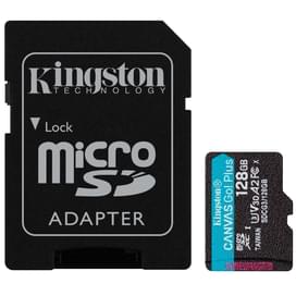 Карта памяти MicroSD 128GB Kingston, UHS-I 170MB/s, Class 10 (SDCG3/128GB) фото