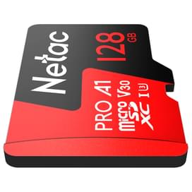 Карта памяти MicroSD 128GB Netac P500 Extreme Pro 100MB/s Class 10, + SD Adapter фото