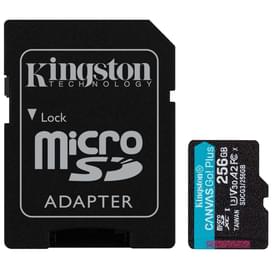 Карта памяти MicroSD 256GB Kingston Canvas Go! Plus, UHS-I 170MB/s, Class 10 (SDCG3/256GB) фото