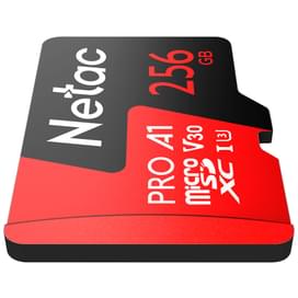 Карта памяти MicroSD 256GB Netac P500 Extreme Pro 100MB/s Class 10, + SD Adapter фото