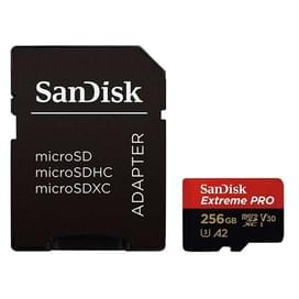 Карта памяти MicroSD 256GB SanDisk, UHS-I 170MB/s, Class 10 (SDSQXCZ-256G-GN6MA) фото