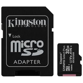 Карта Памяти MicroSDHC 32GB Kingston Canvas Select Plus UHSI V10 A1 TLC + SD Adapter (SDCS2/32GB) фото
