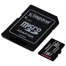Карта Памяти MicroSDHC 32GB Kingston Canvas Select Plus UHSI V10 A1 TLC + SD Adapter (SDCS2/32GB) фото