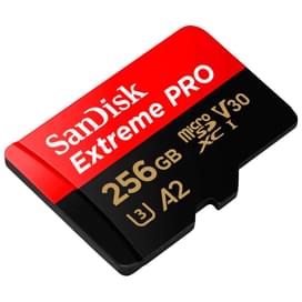 Карта памяти MicroSDXC 256GB SanDisk Extreme PRO, UHS-I 200MB/s, Class 10 (SDSQXCD-256G-GN6MA) фото
