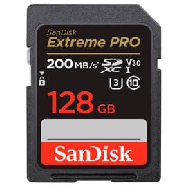 Карта памяти SanDisk 128 ГБ Extreme PRO SDXC UHS-I, V30, U3 (SDSDXXD-128G-GN4IN) фото