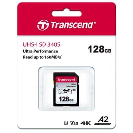 Карта памяти SD 128GB Transcend, Ultra Performance, до 160MB/s (TS128GSDC340S) фото