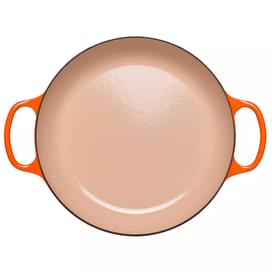 Кастрюля низкая 26см чугун Оранжевая лава LE CREUSET 21180260902430 фото