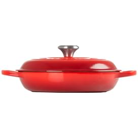 Кастрюля низкая 26см чугун Вишня LE CREUSET 21180260602430 фото