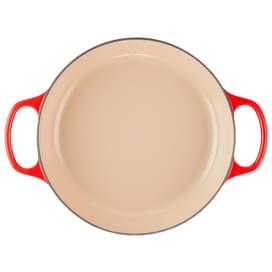 Кастрюля низкая 26см чугун Вишня LE CREUSET 21180260602430 фото