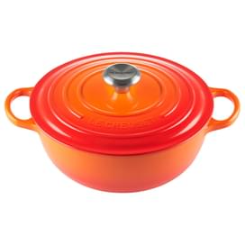 LE CREUSET шойын қазаны, 26 см Сарғылт лава 21114260900430 фото