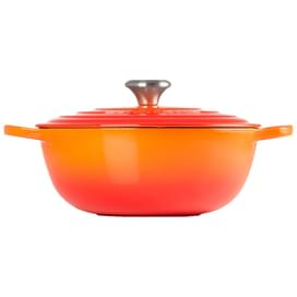 LE CREUSET шойын қазаны, 26 см Сарғылт лава 21114260900430 фото