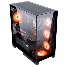 ПК корпус 2E FANTOM GK701B MiniTower, window, Black mATX (GK701B) фото