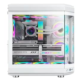 ПК корпус GameMax HYPE MidTower, window, White ATX фото