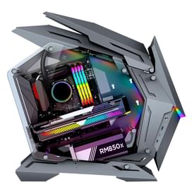 ПК корпус Jonsbo MOD-3 Mini MiniTower, window, Gray mATX (MOD-3 Mini Gray) фото