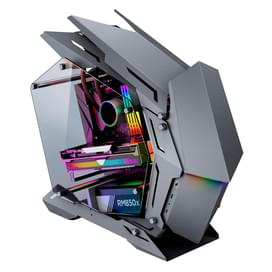 ПК корпус Jonsbo MOD-3 Mini MiniTower, window, Gray mATX (MOD-3 Mini Gray) фото