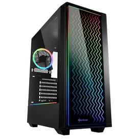 ПК корпус Sharkoon RGB LIT200 MidTower, window, Black, ATX (RGB LIT200) фото