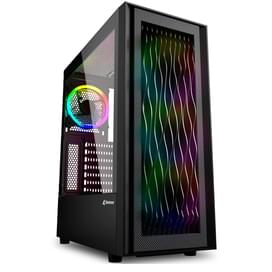 Sharkoon RGB WAVE MidTower, window, Black, ATX (RGB WAVE) кейсі фото