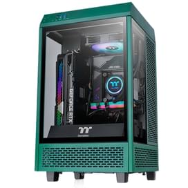 ПК корпус Thermaltake Mini Tower 100, window, Green mITX (CA-1R3-00SCWN-00) фото
