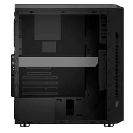 Wintek Flame D525-B TG MidTower, window, Black ATX (Flame D525-B TG) кейсі фото