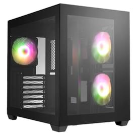 ПК корпус FSP CMT380B ARGB MidTower, window, Black ATX [CMT380B (ARGB)] фото